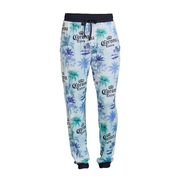 Mens Graphic Corona Extra Soft Lightweight Beer Lounge Sleep Pajama Pants Sz 2XL - Picture 2 of 6